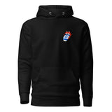 Israel Flag Tongue - Premium Pullover Hoodie