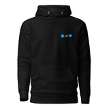 Star of David Equals Love - Premium Pullover Hoodie