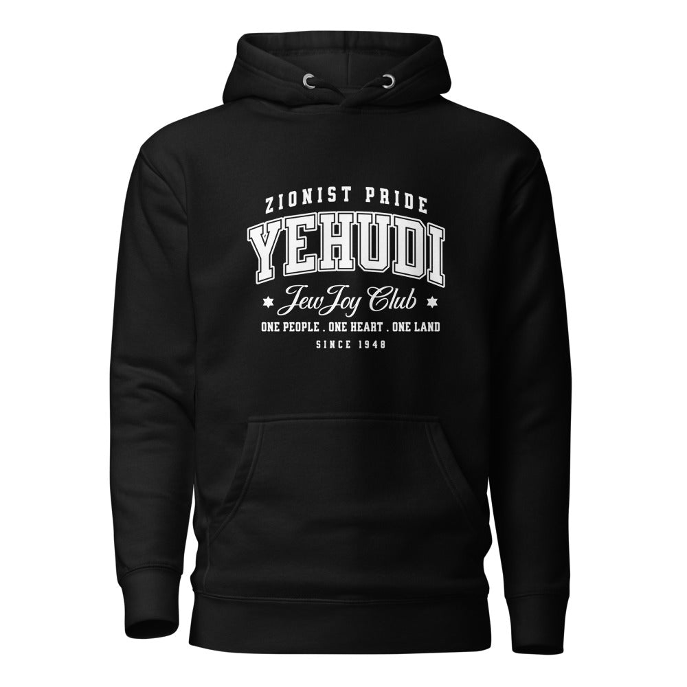Yehudi Zionist Pride - Premium Pullover Hoodie