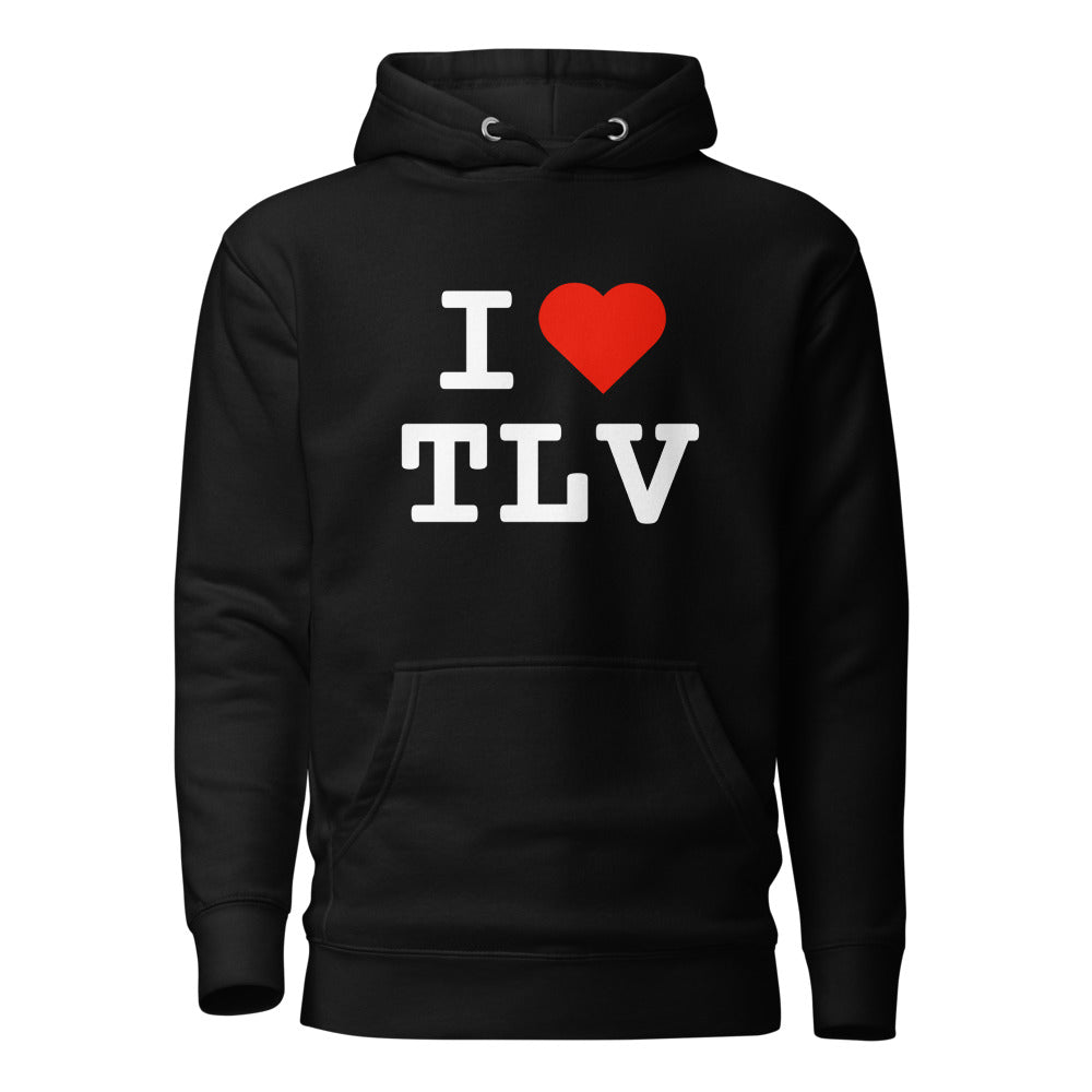 I Love TLV - Premium Pullover Hoodie