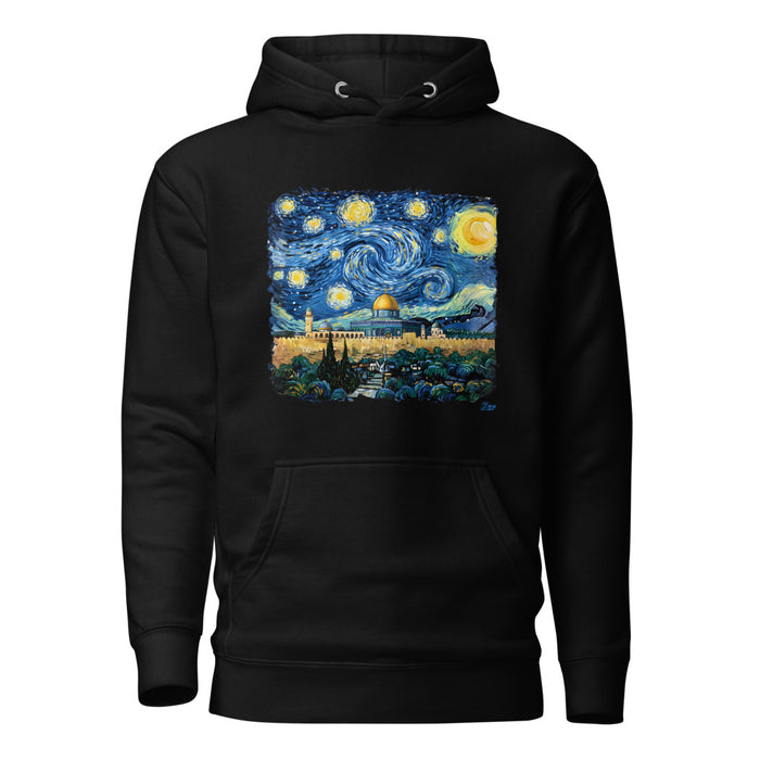Starry Night Jerusalem - Premium Pullover Hoodie