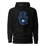 Hamsa Evil Eye Doodle - Premium Pullover Hoodie