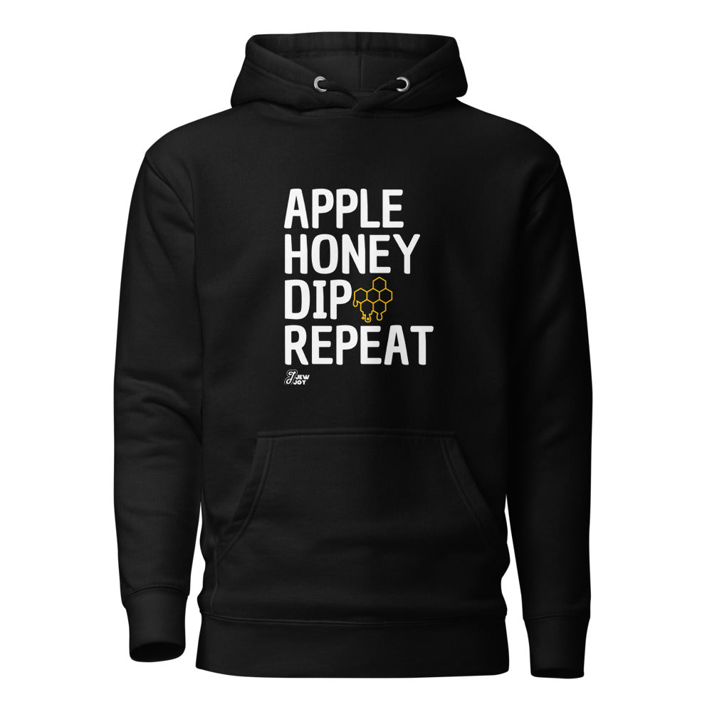 Apple Honey Dip Repeat - Premium Pullover Hoodie