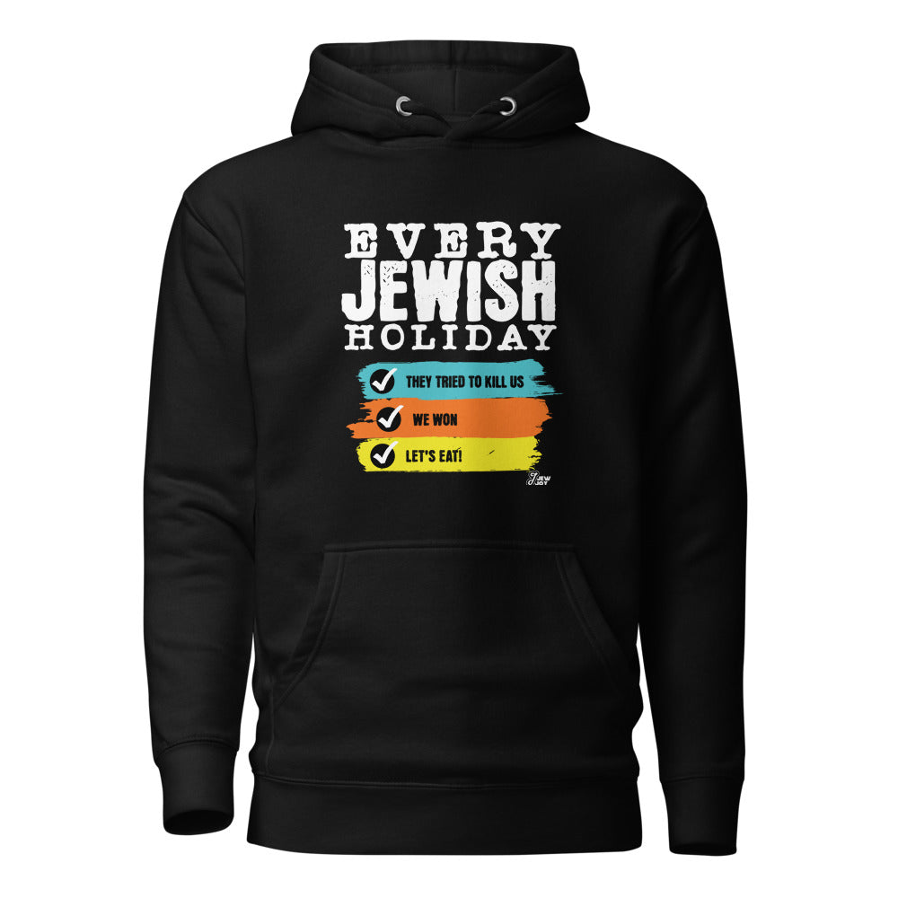 Every Jewish Holiday - Premium Pullover Hoodie
