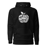 Hope Health Happiness Apple - Premium Pullover Hoodie