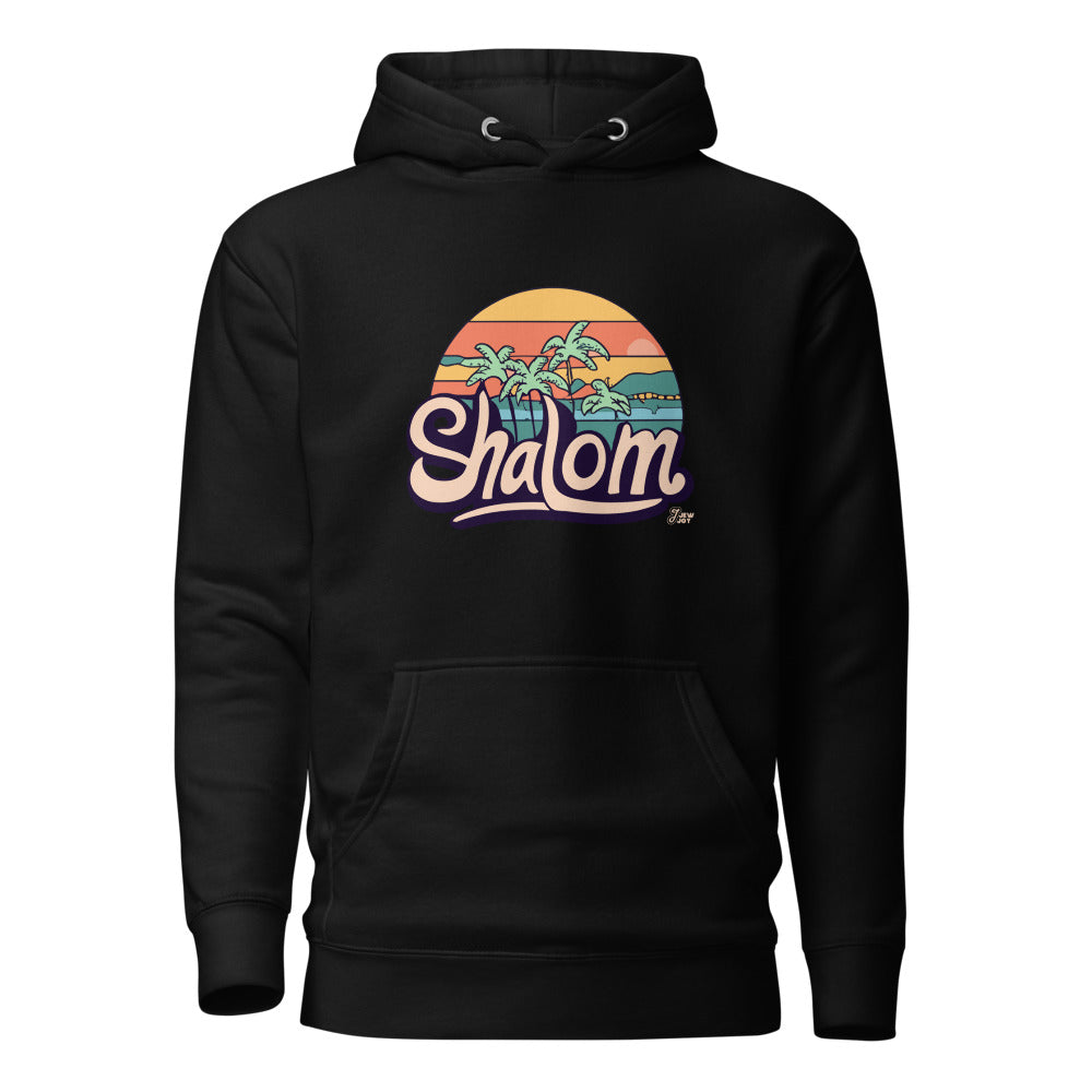Shalom Sunset - Premium Pullover Hoodie