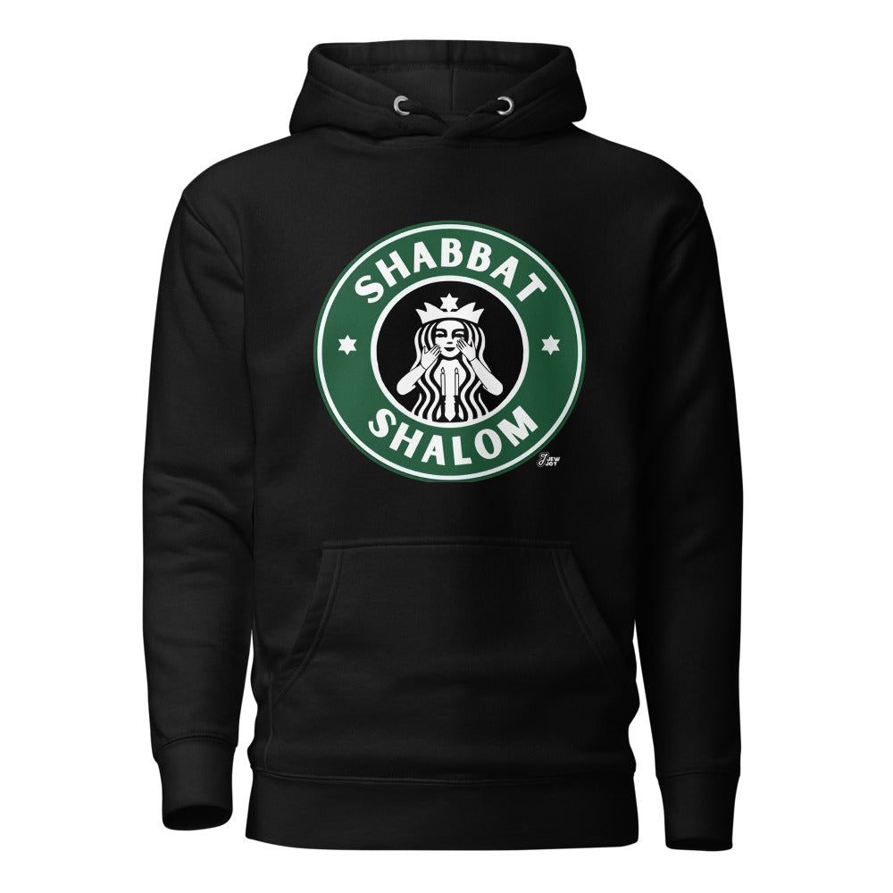 Shabbat Shalom To Go! - Premium Pullover Hoodie