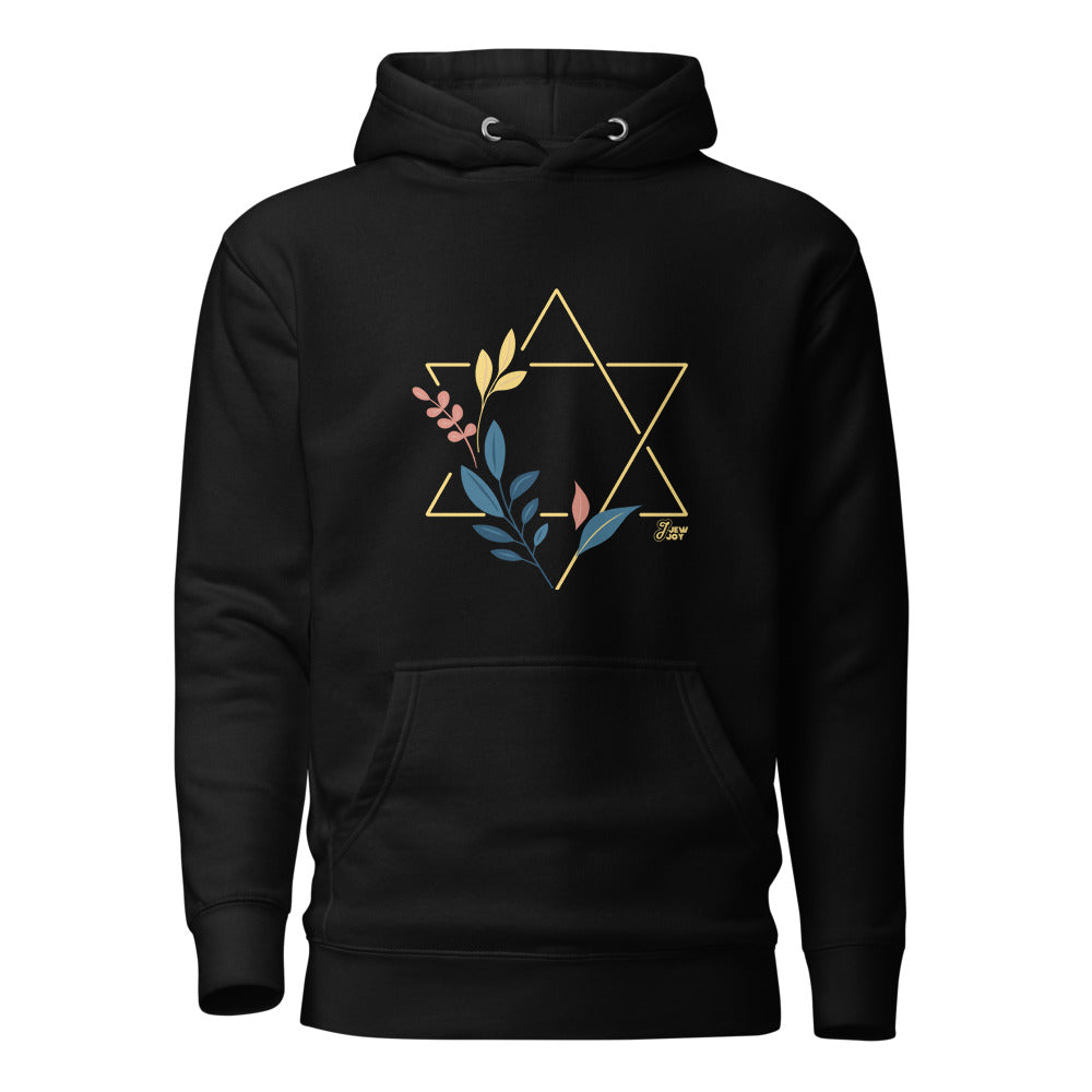 Star of David Nature - Premium Pullover Hoodie