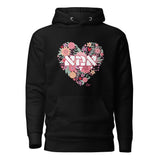Ima Floral Heart - Premium Pullover Hoodie