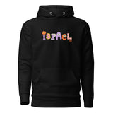 Israel Retro Flowers - Premium Pullover Hoodie