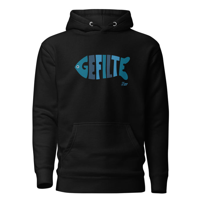 Gefilte Fish Blue - Premium Pullover Hoodie