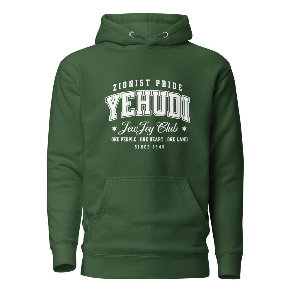 Yehudi Zionist Pride - Premium Pullover Hoodie