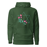 Star of David Flowers - Premium Pullover Hoodie