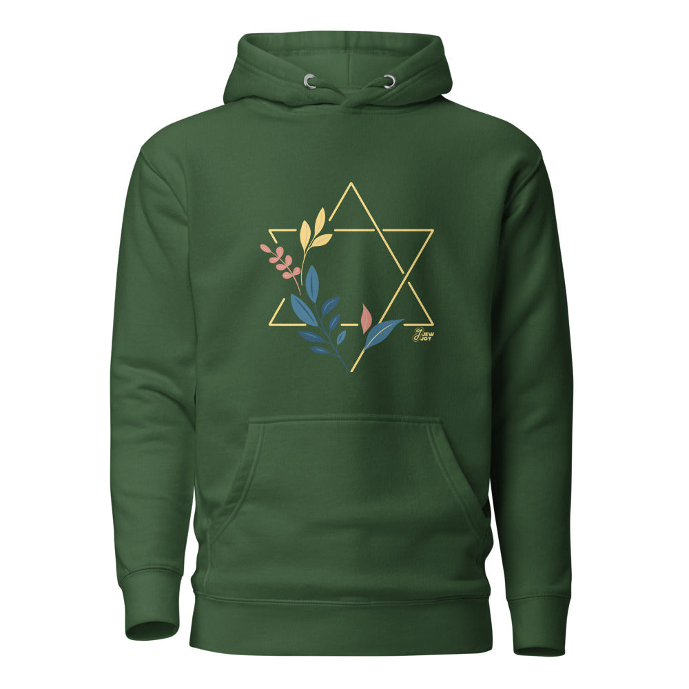 Star of David Nature - Premium Pullover Hoodie