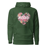 Savta Floral Heart - Premium Pullover Hoodie