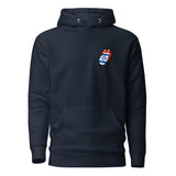 Israel Flag Tongue - Premium Pullover Hoodie
