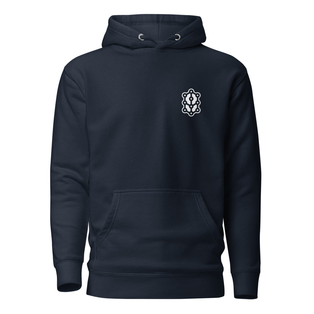 Kabbalah Tree of Life Minimalist - Premium Pullover Hoodie