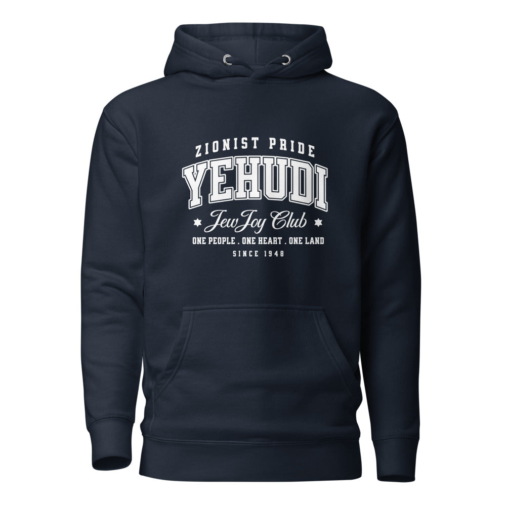 Yehudi Zionist Pride - Premium Pullover Hoodie