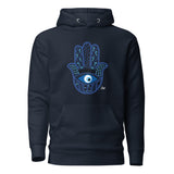 Hamsa Evil Eye Doodle - Premium Pullover Hoodie
