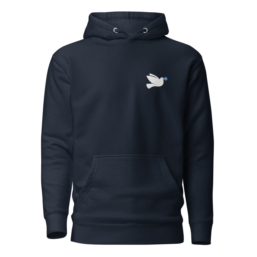 Peace Dove Star of David - Premium Pullover Hoodie