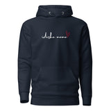 Idishe Mama Heart - Premium Pullover Hoodie