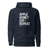 Apple Honey Dip Repeat - Premium Pullover Hoodie