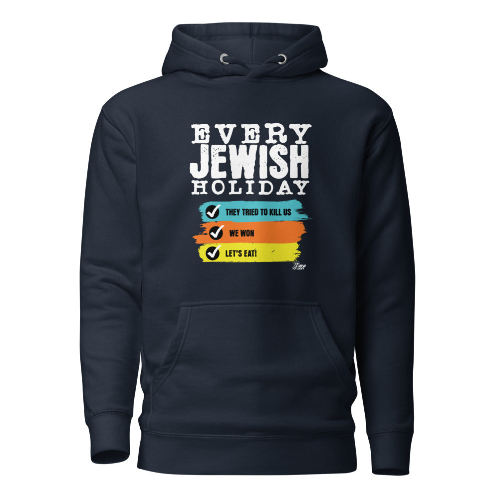 Every Jewish Holiday - Premium Pullover Hoodie
