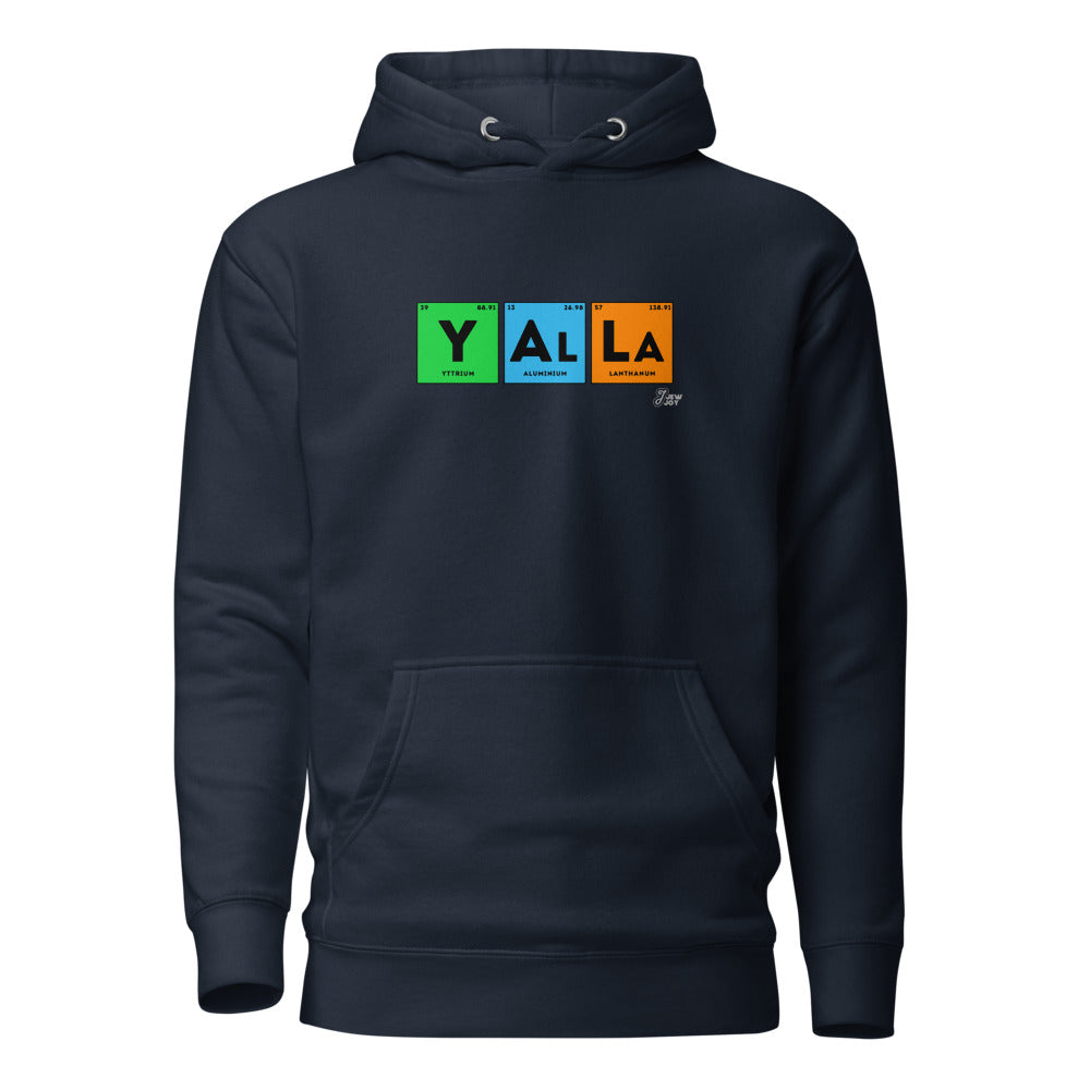 Yalla Periodic Table - Premium Pullover Hoodie