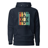 Israel Retro Stripes - Premium Pullover Hoodie
