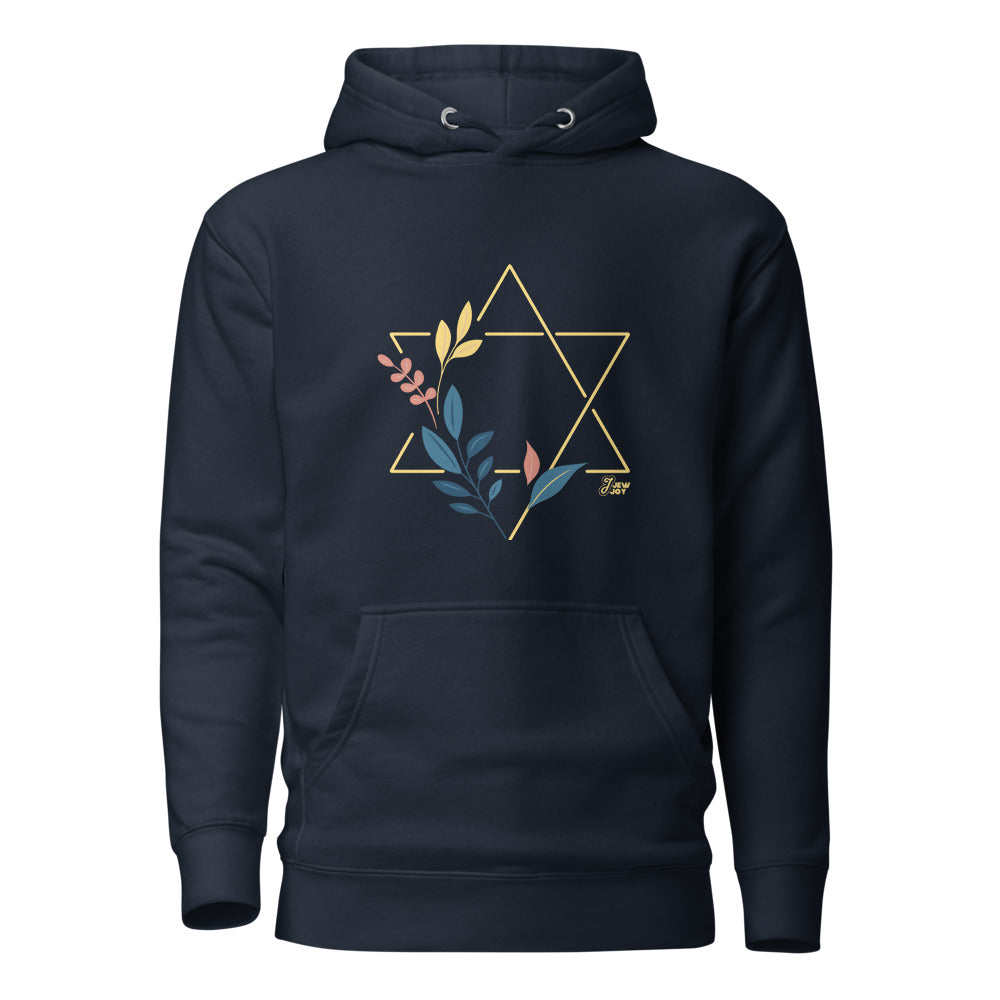 Star of David Nature - Premium Pullover Hoodie