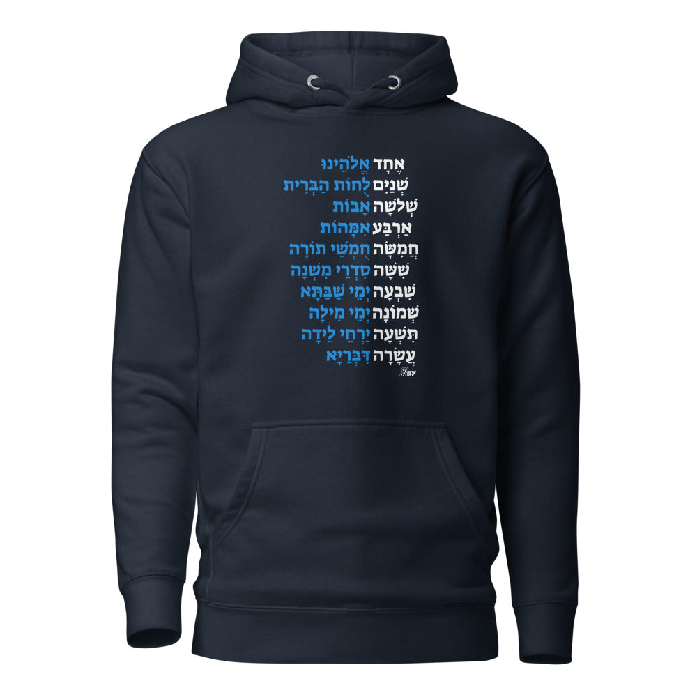 Echad Mi Yodea - Premium Pullover Hoodie
