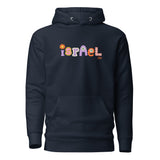 Israel Retro Flowers - Premium Pullover Hoodie