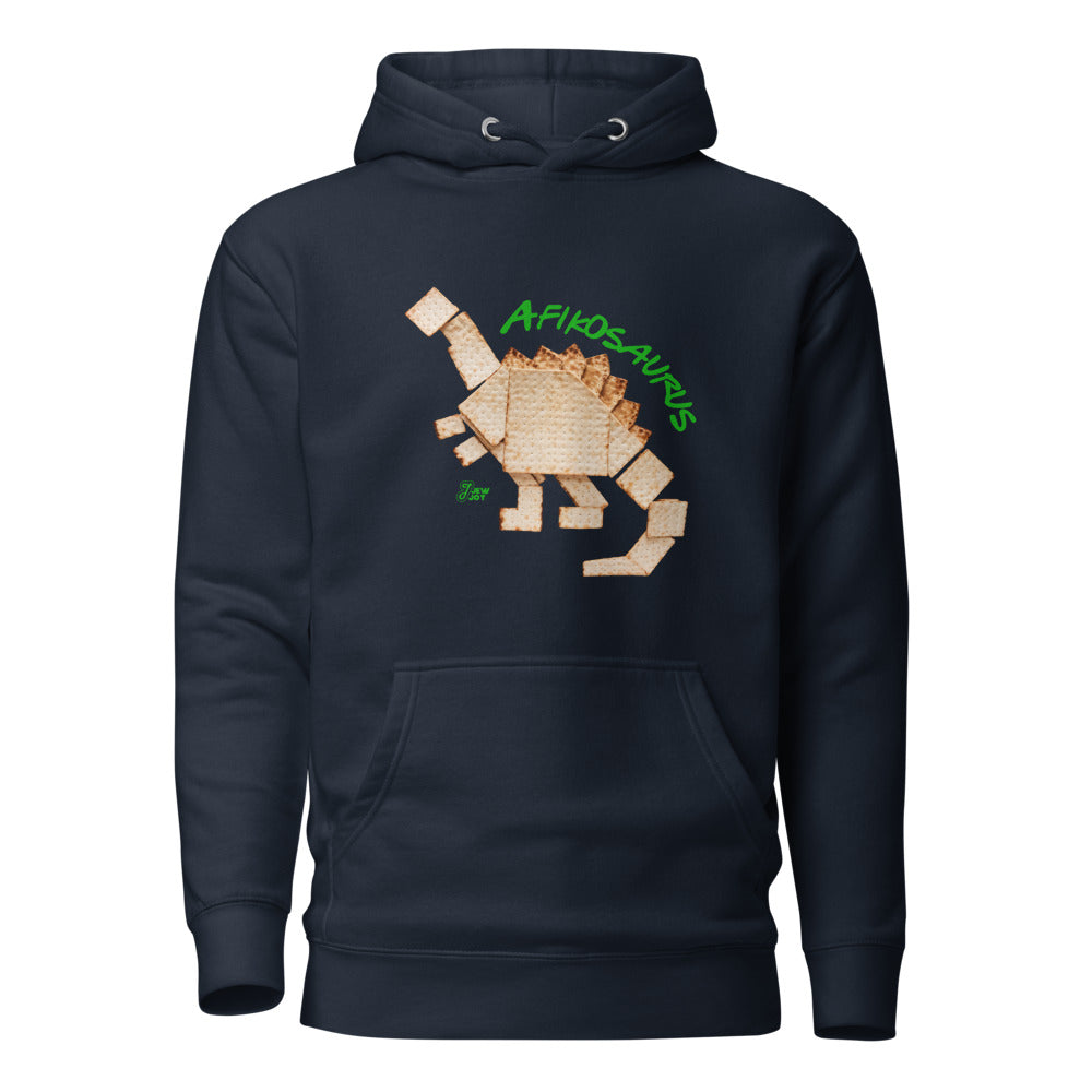 Afikosaurus Matzah Dinosaur - Premium Pullover Hoodie