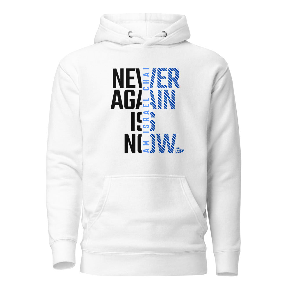 Never Again Is Now - Premium Pullover Hoodie