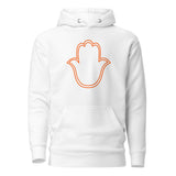 Hamsa Outline - Premium Pullover Hoodie