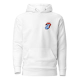 Israel Flag Tongue - Premium Pullover Hoodie