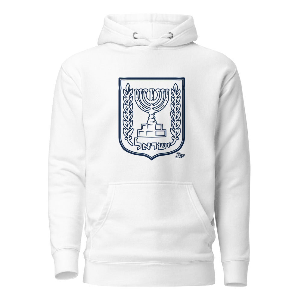 State of Israel Emblem - Premium Pullover Hoodie