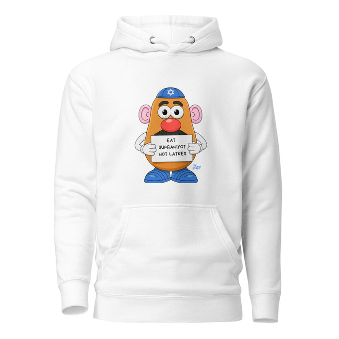Eat Sufganiyot Not Latkes - Premium Pullover Hoodie