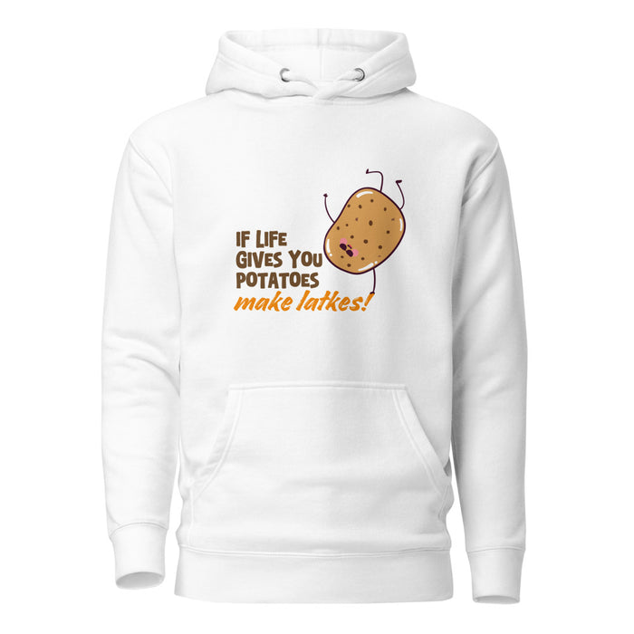 Potatoes Make Latkes - Premium Pullover Hoodie