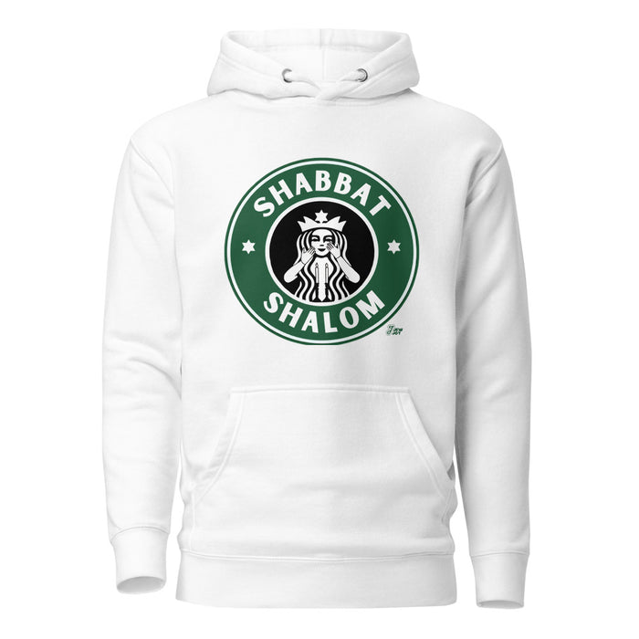 Shabbat Shalom To Go! - Premium Pullover Hoodie