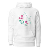 Star of David Flowers - Premium Pullover Hoodie