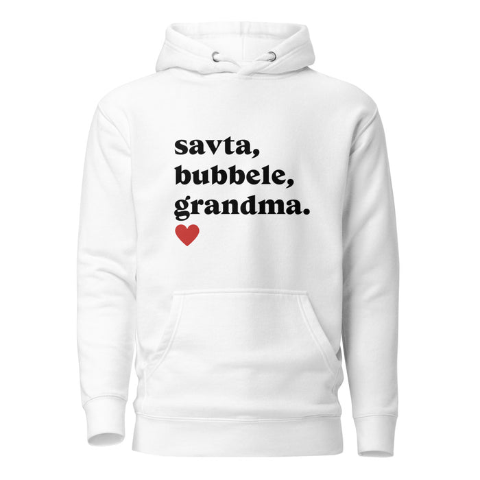 Savta Bubbele Grandma - Premium Pullover Hoodie