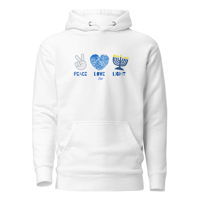 Peace Love Light 2 - Premium Pullover Hoodie