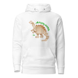 Afikosaurus Matzah Dinosaur - Premium Pullover Hoodie
