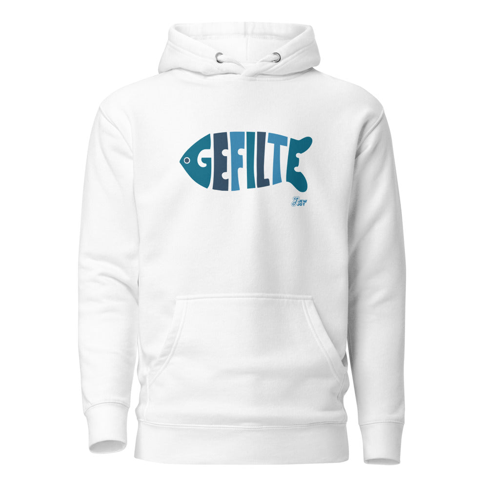Gefilte Fish Blue - Premium Pullover Hoodie