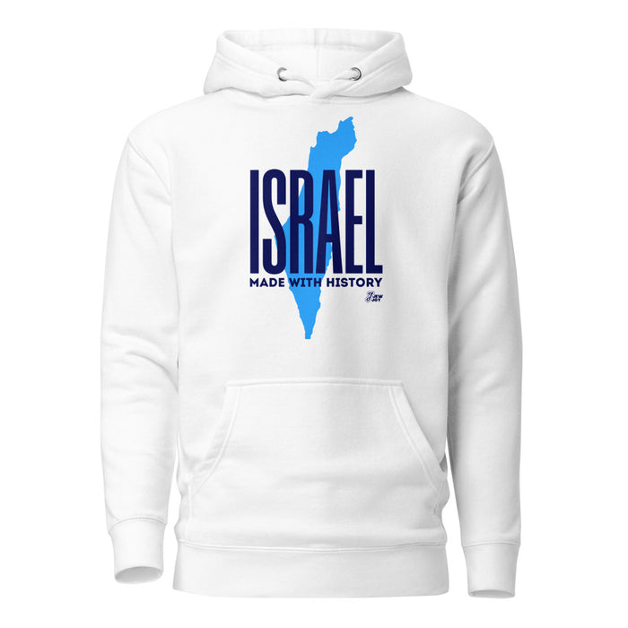 Israel Made With History - Premium Pullover Hoodie