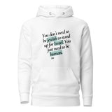 Stand Up For Israel, Be Human - Premium Pullover Hoodie