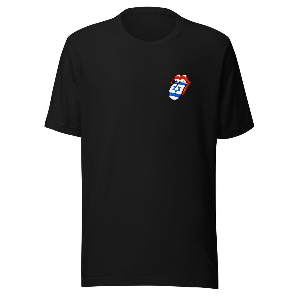 Israel Flag Tongue - Unisex t-shirt