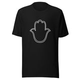Hamsa Outline - Unisex t-shirt