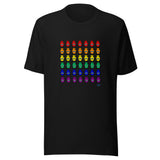 Rainbow Hamsa Grid - Unisex T-shirt